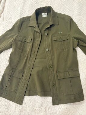 Lacoste Olive Utility Field Jacket - Women's